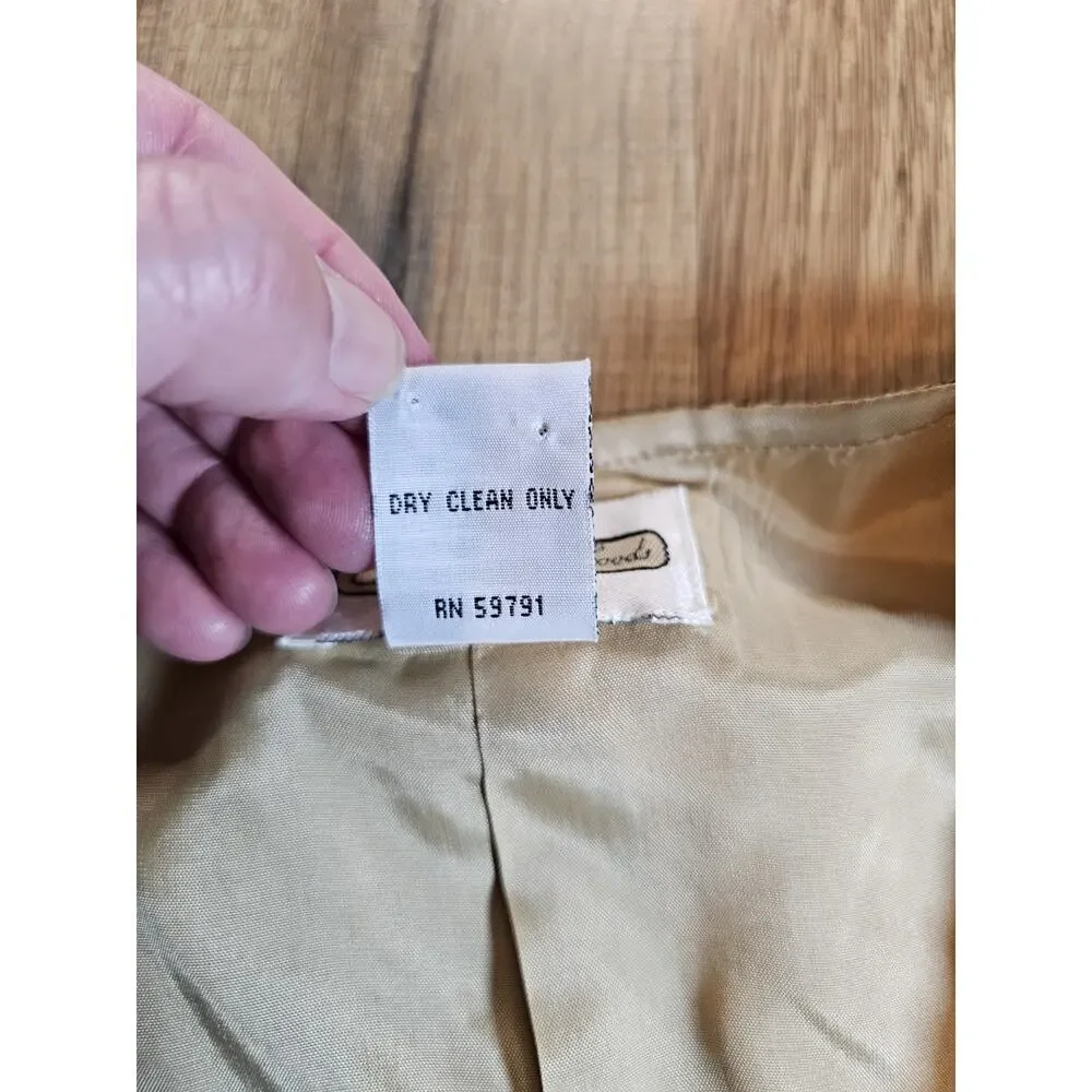 Cambridge‎ Dry Good Vintage Vest & Skirt Set Size XS/S Equestrian Rayon Horses